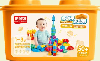 【布鲁可】益智积木桶积木大颗粒桶装（4pcs）11023 商品图0