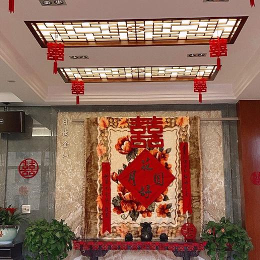 婚房中国红浪漫现场布置 商品图6