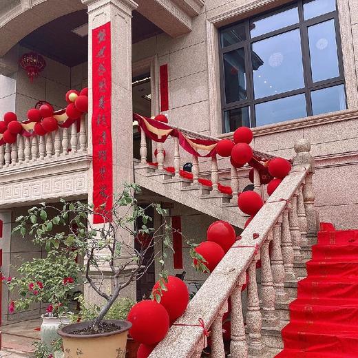 婚房中国红浪漫现场布置 商品图7