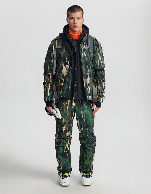 Aztech Mountain - Nuke Suit - Green Camo Multi - 男装 - 滑雪夹克 - 绿迷彩色 商品图0