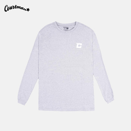【福利大放送】COURTMAN长袖T恤C星印花运动休闲美式百搭宽松上衣潮 商品图6