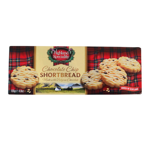 苏格兰甜酥巧克力饼干135g/056791 英伦配方传承经典香浓酥脆 商品图0