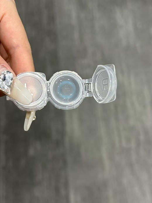 Jellydoll 冰玉蓝 月抛 两片 14.2mm 参考着色13.4mm 基弧8.6 含水42% 新锐国货 商品图5