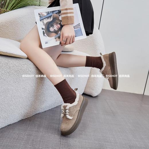 新品浅帮磨砂皮毛绒休闲棉鞋394B35565（W） 商品图3