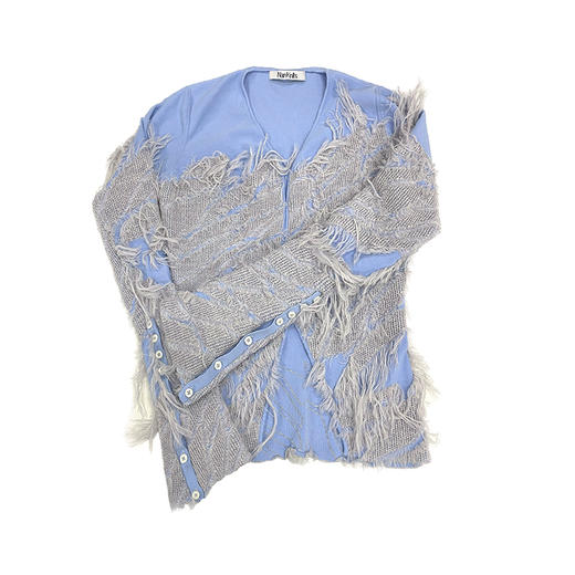 V领浮线打底衫——NAN KNITS秋冬新品 商品图0