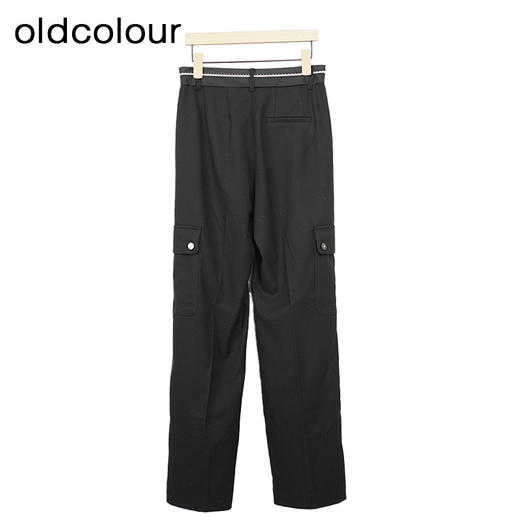 oldcolour美式复古休闲裤冬季新款时尚直筒工装长裤女O43073353 商品图2