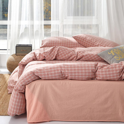 100%全棉床品格子四件套 商品图12