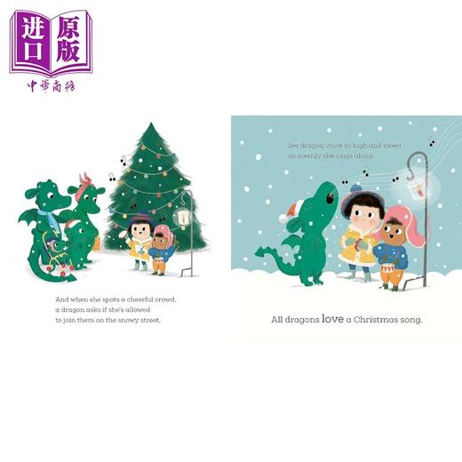 【中商原版】When a Dragon Loves Christmas 恐龙爱圣诞 英文原版进口图书 儿童绘本 故事图画书 商品图3