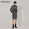 oldcolour冬季新款设计感时尚高腰显瘦遮胯短款半身裙女O44064405 商品缩略图3
