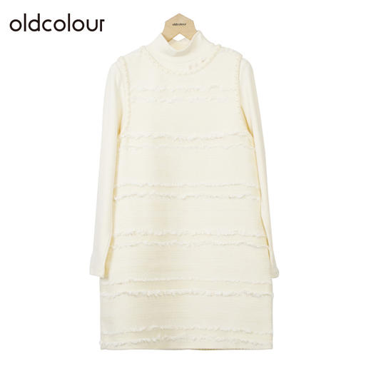 oldcolour长袖连衣裙冬季新款宽松通勤内搭两件套女GO41103919 商品图0