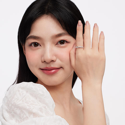 KADER卡蒂罗 爱心蝴蝶结戒指 女开口小众设计尾戒2023年新款小指食指礼物 商品图4