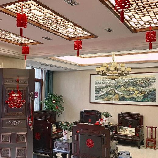 婚房中国红浪漫现场布置 商品图5