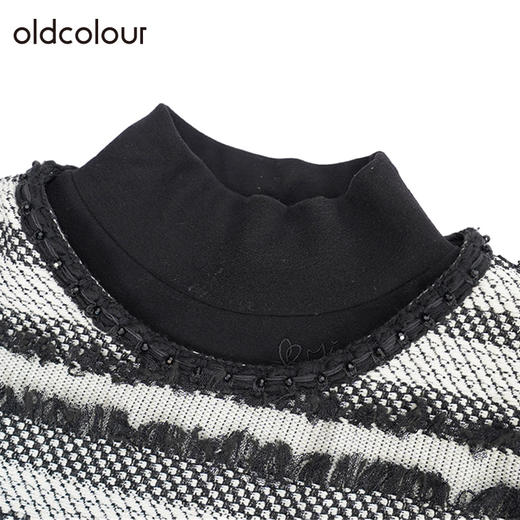 oldcolour长袖连衣裙冬季新款宽松通勤内搭两件套女GO41103919 商品图4