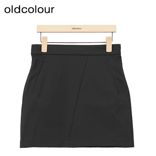 oldcolourA字短裙冬季新款高腰显瘦气质显瘦半身裙女O43061362 商品图1
