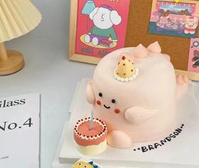 粉色萌版小恐龙| nama甜品研究所