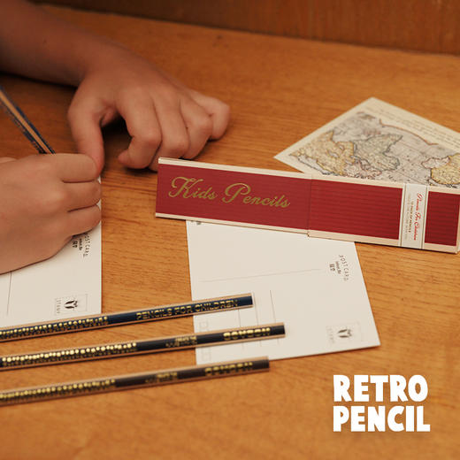 Zoyzoii B6 儿童美式复古铅笔 10pcs/盒 商品图5