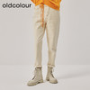 oldcolour冬季新款高腰显瘦直筒加绒九分牛仔裤女O42113223 商品缩略图3