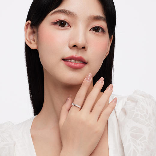 KADER卡蒂罗 爱心蝴蝶结戒指 女开口小众设计尾戒2023年新款小指食指礼物 商品图1