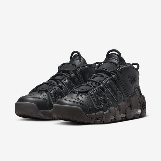 Nike/耐克Air More Uptempo 女鞋中帮黑色皮蓬复古篮球鞋DV1137-001 商品图1