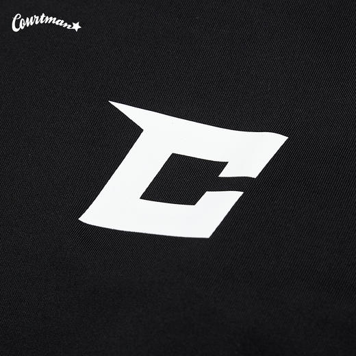 【福利大放送】COURTMAN长袖T恤C星印花运动休闲美式百搭宽松上衣潮 商品图3