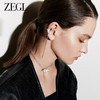 ZEGL设计师蝶语系列蝴蝶流苏耳夹女无耳洞耳骨夹气质耳环秋冬耳饰 商品缩略图2