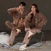 情侣睡衣秋冬款珊瑚绒2023新款男士女士加绒法兰绒可爱家居服冬季 商品缩略图0