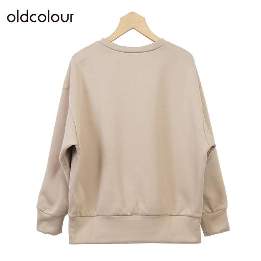 oldcolour休闲套头卫衣冬季新款宽松显瘦小个子上衣女O41024168 商品图3