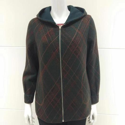 南3凤时连帽格子外套 商品图0