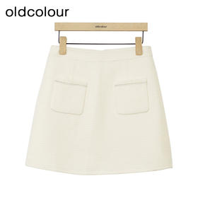 oldcolour复古高腰短裙冬季新款时尚气质格子百搭半身裙O42061272