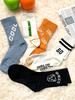 23秋冬新品女士棉质长橡筋字母条纹学院风潮流运动休闲女袜 商品缩略图3