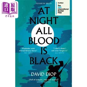 【中商原版】灵魂兄弟 At Night All Blood is Black 英文原版 David Diop 历史小说 现当代文学 历史与战争 