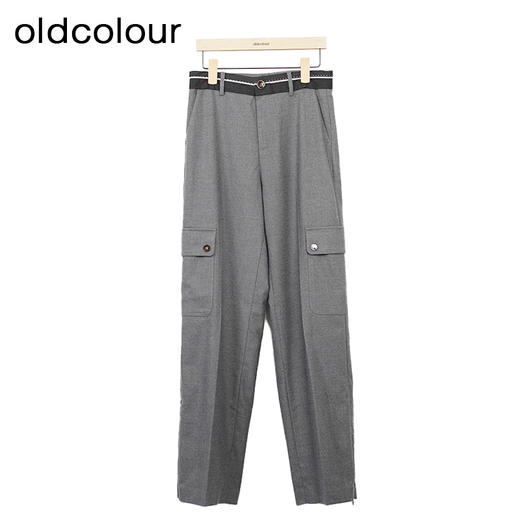 oldcolour美式复古休闲裤冬季新款时尚直筒工装长裤女O43073353 商品图0