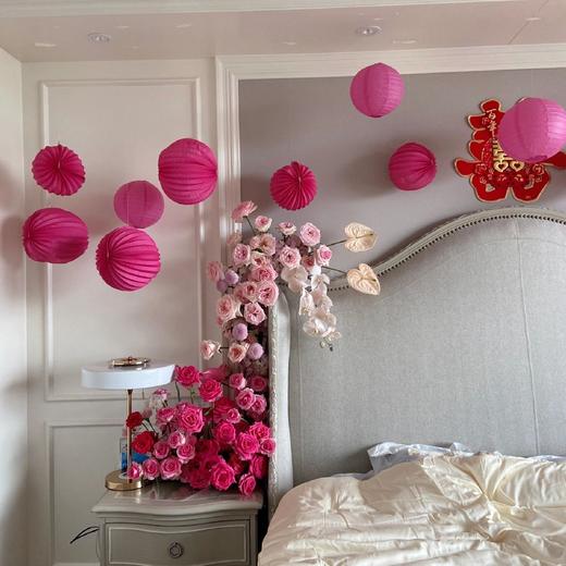 婚房床头鲜花装饰 商品图1