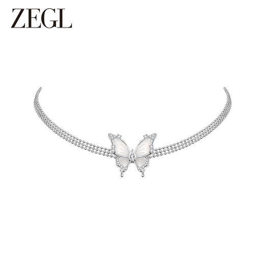 ZEGL设计师蝶语系列蝴蝶项链女小众高级感项圈脖颈链choker锁骨链 商品图0
