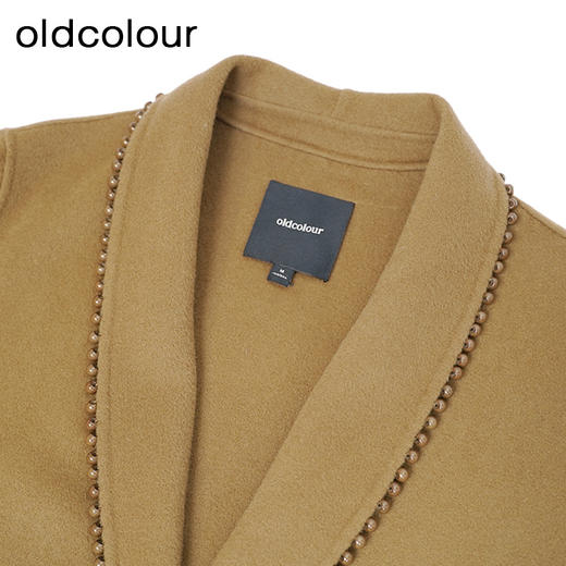 oldcolour双面羊毛大衣冬季新款时尚高级长款毛呢外套女O43156159 商品图4