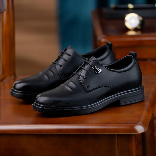 男士皮鞋内增高鞋男款商务正装皮鞋结婚新郎鞋休闲鞋 商品图1