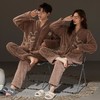 情侣睡衣秋冬款珊瑚绒2023新款男士女士加绒法兰绒可爱家居服冬季 商品缩略图3