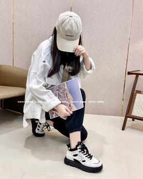 新品女士高帮休闲加绒棉鞋431B35564（W）