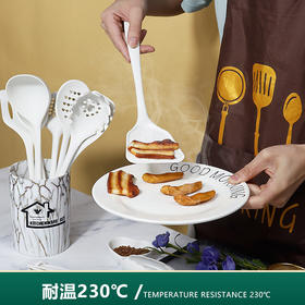 【多种颜色可选，用料十足升级加厚！】硅胶锅铲汤勺18件套，北欧轻奢硅胶铲不粘锅耐高温硅胶厨具套装，优异的耐高温性能和不粘特性，为现代厨房提供了便利和舒适的烹饪体验lm