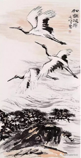  国画教程|写意仙鹤画法 