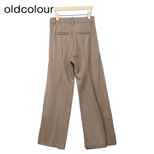 oldcolour高腰阔腿裤冬季新款气质宽松显瘦休闲西装裤女O44073427 商品图3
