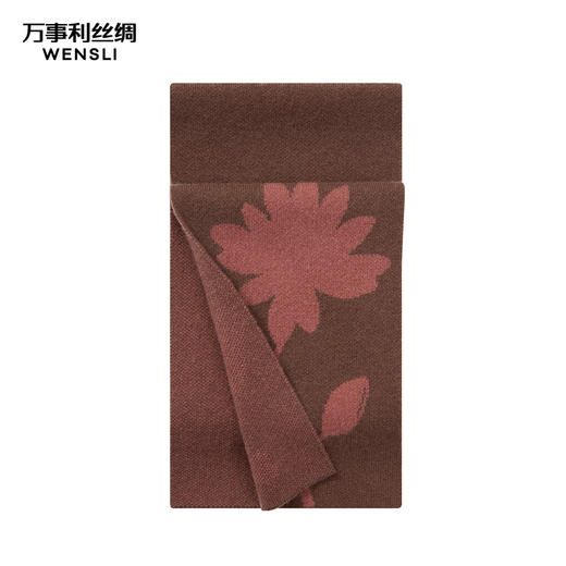 万事利“莲运生春”羊绒围巾 商品图3