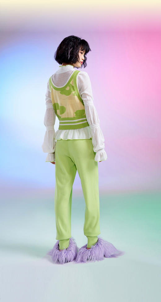 花瓣羊绒背心 商品图2