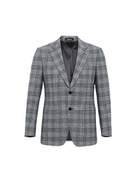 callisto灰色丝羊毛休闲单衣 FSFJK123H