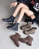 新品女士圆头橡胶大底舒适百搭女矮靴798B35514（W） 商品缩略图4