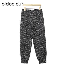 oldcolour复古休闲裤冬季新款收脚百搭宽松显瘦长裤女O44073419