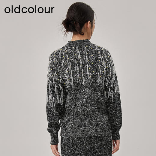 oldcolour冬季新款设计感小众气质宽松打底针织衫毛衣女O44052404 商品图4