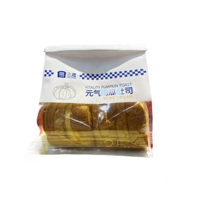 三晟 元气南瓜吐司面包 300g/袋