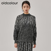 oldcolour冬季新款设计感小众气质宽松打底针织衫毛衣女O44052404 商品缩略图1