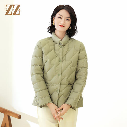 佐尔美冬季新款 气质时尚90白鸭绒短款羽绒服女E24YY30 商品图3